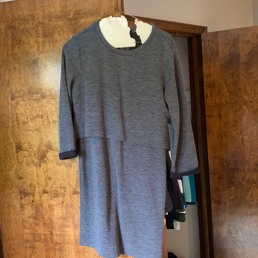 Gray Sweater Dress